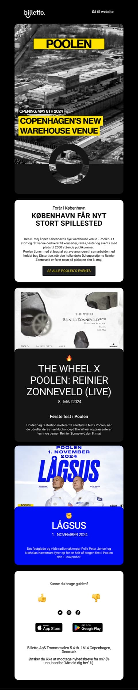 POOLEN e-mailkampagne