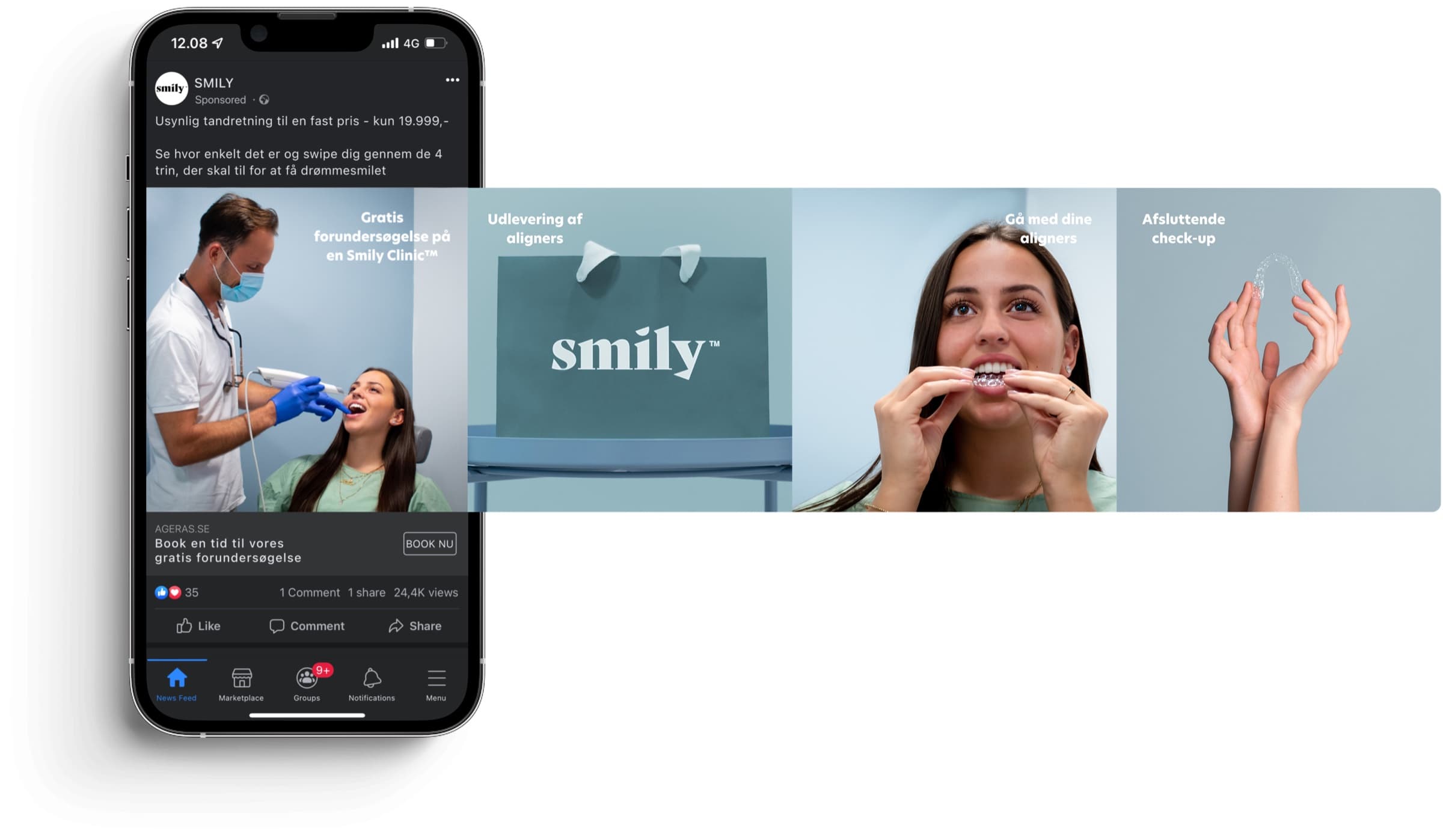 SMILY: carousel ad