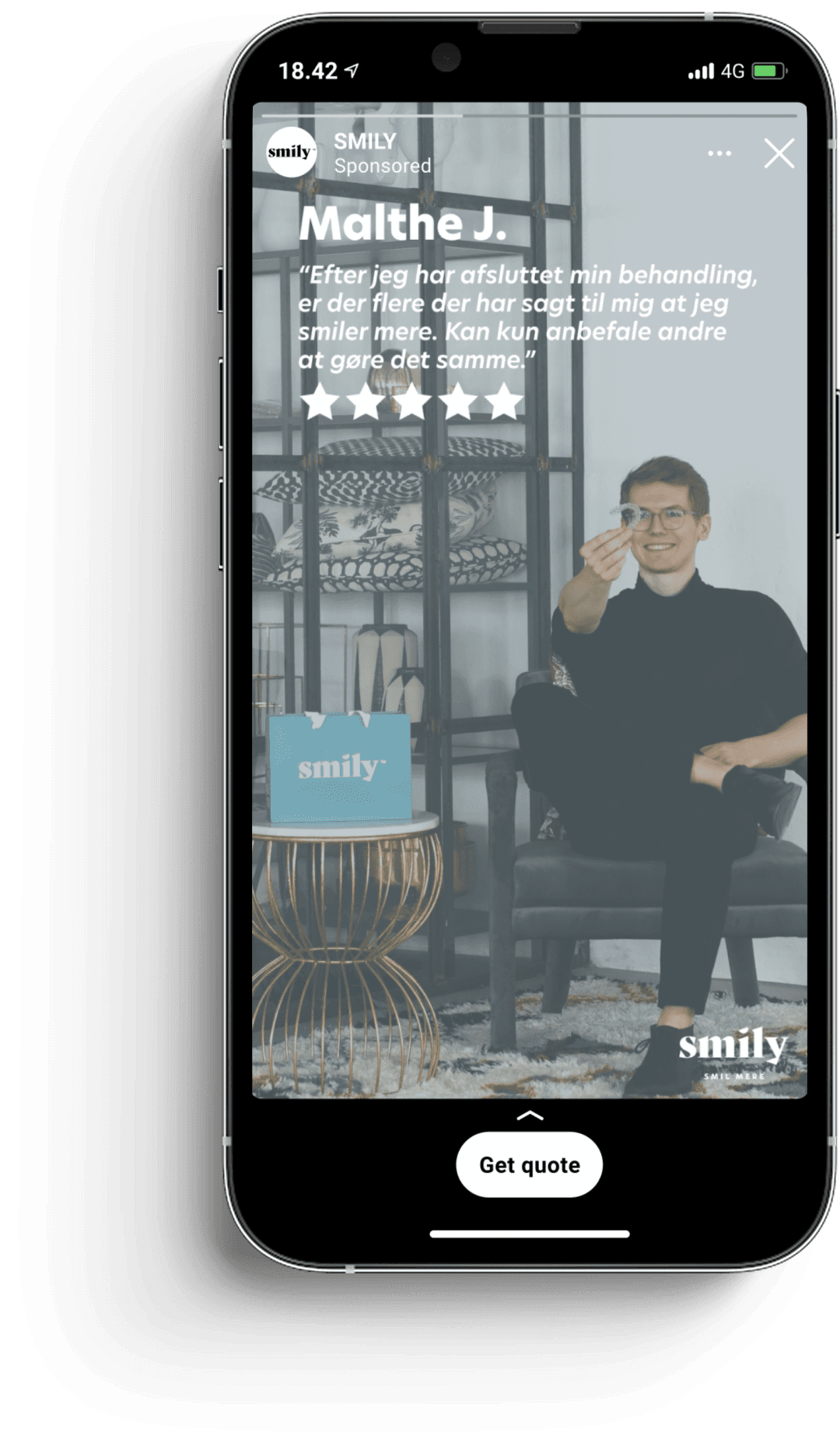 SMILY story med kundeudtalelse
